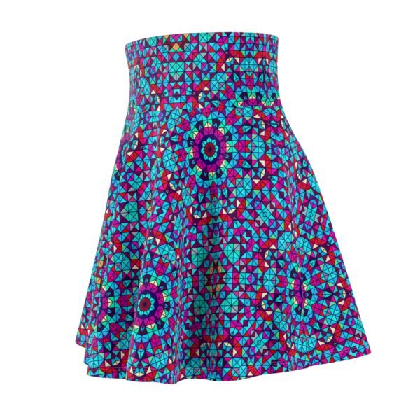 Kaleidoscope pattern women's skater skirt - Image 6
