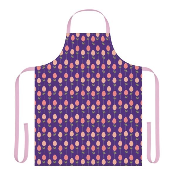 Apron, Egg Spring Pattern Kitchen Cooking Smock with 5-Color Straps - Kitchen Apron, Cooking Apron, Chef Apron, Cute Apron, Floral Apron, - Image 17