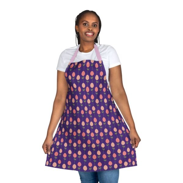 Apron, Egg Spring Pattern Kitchen Cooking Smock with 5-Color Straps - Kitchen Apron, Cooking Apron, Chef Apron, Cute Apron, Floral Apron, - Image 20