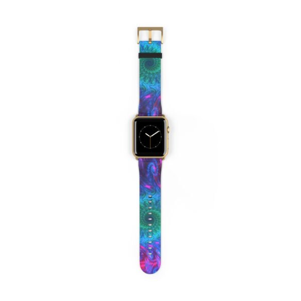 Blue Tie Dye Watch Band, Apple Watch Strap, Abstract Pattern iWatch Band, Stylish Replacement Smartwatch Bracelet, Unique Wristband - Image 25