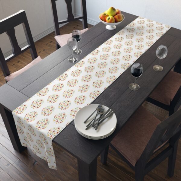 Flower Egg Pattern Table Runner, Spring Table Decor, Cotton Dining Room Linens, Easter Kitchen Decoration, Farmhouse Home Textiles - Image 12