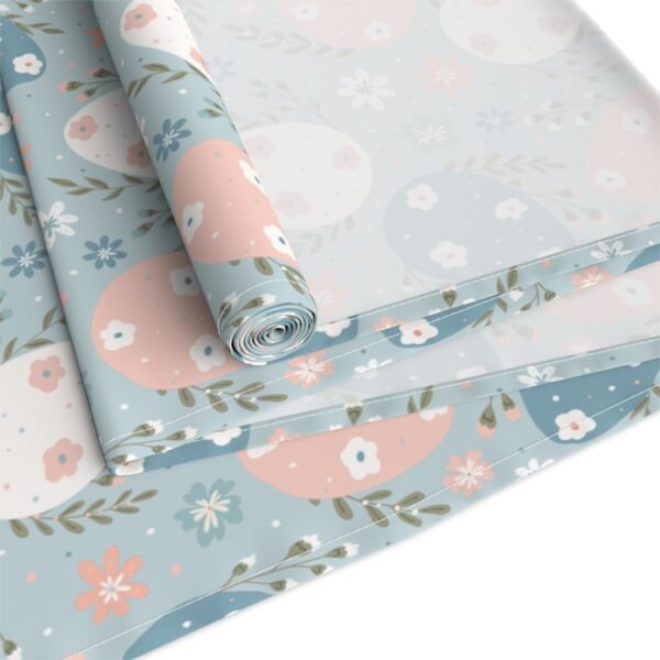 Spring Egg Pattern Table Runner, Easter Home Decor, Cotton Table Linen, Easter Table Decoration, Spring Kitchen Runner - Image 11