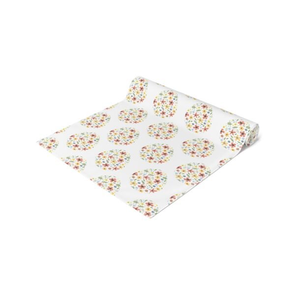 Flower Egg Pattern Table Runner, Spring Table Decor, Cotton Dining Room Linens, Easter Kitchen Decoration, Farmhouse Home Textiles - Image 10