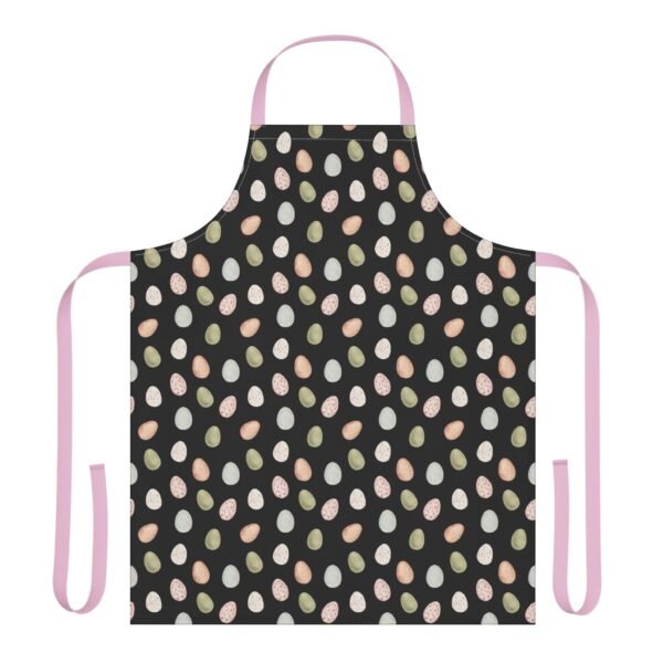 Farm Egg Pattern Apron, 5-Color Straps - Kitchen Cooking Apron, Egg Lover Gift, Cute Farmhouse Apron, Cooking and Baking Apron, Adjustable - Image 17