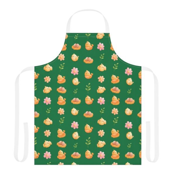 Apron, 5-Color Straps - Spring Chicks Kitchen Cooking Chef Apron, Easter Chick Apron, Farmhouse Apron, Gardening Apron, Cute Animal Apron - Image 2