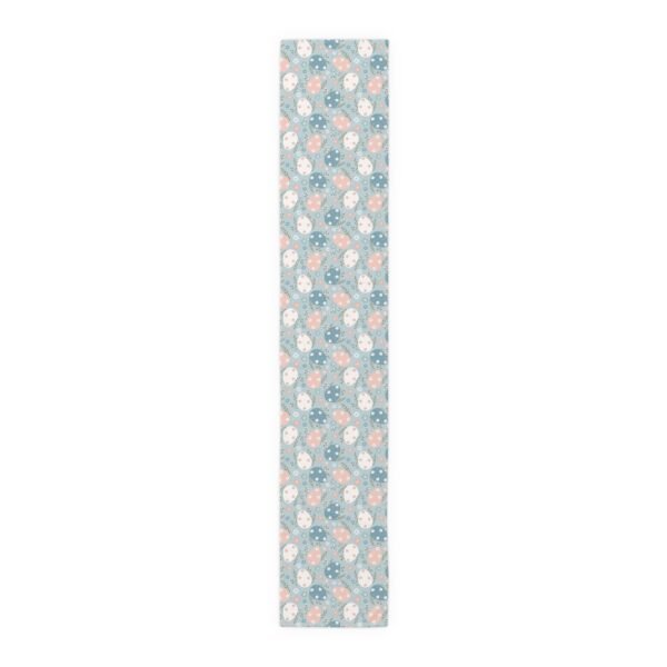 Spring Egg Pattern Table Runner, Easter Home Decor, Cotton Table Linen, Easter Table Decoration, Spring Kitchen Runner - Image 9