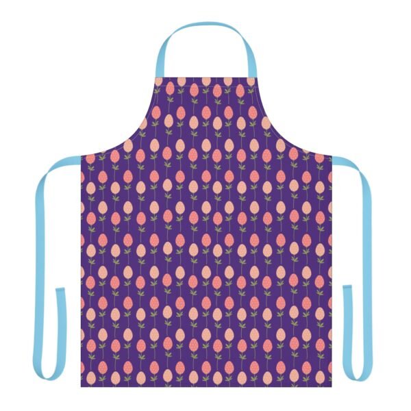 Apron, Egg Spring Pattern Kitchen Cooking Smock with 5-Color Straps - Kitchen Apron, Cooking Apron, Chef Apron, Cute Apron, Floral Apron, - Image 9