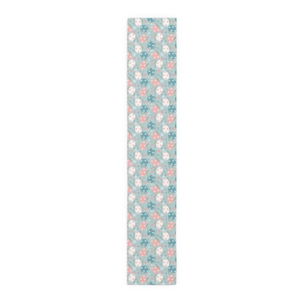 Spring Egg Pattern Table Runner, Easter Home Decor, Cotton Table Linen, Easter Table Decoration, Spring Kitchen Runner - Image 13