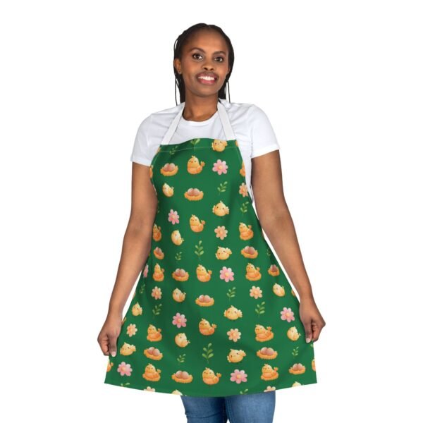 Apron, 5-Color Straps - Spring Chicks Kitchen Cooking Chef Apron, Easter Chick Apron, Farmhouse Apron, Gardening Apron, Cute Animal Apron