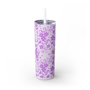 Skinny Tumbler with Straw, 20oz