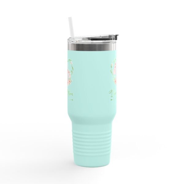 Elephant I Love You Mom 40oz Insulated Travel Mug, Mothers Day Tumbler, Cute Animal Gift, Large Coffee Cup, Stainless Steel Thermos - Image 21