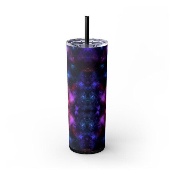 Galaxy Tumbler, Space Theme, Stainless Steel Cup, Travel Mug, Insulated Drinkware, Celestial Gift - Image 2
