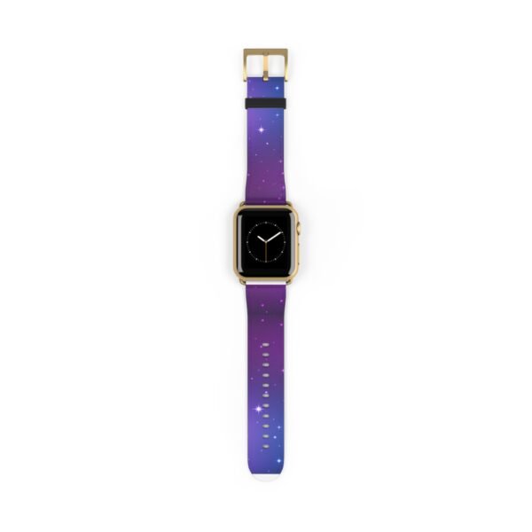 Galaxy Watch Band, Space Theme Apple Watch Strap, Nebula Pattern Wristband, Cosmic Design Replacement Band, Trendy Galaxy Print Accessory, - Image 17