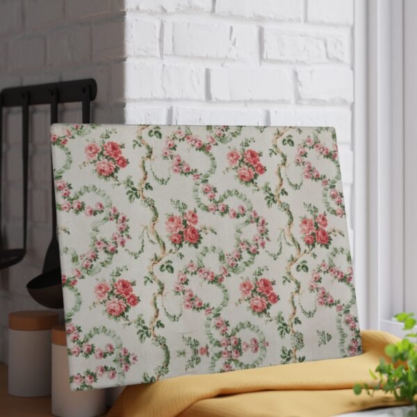 Rose Vine Glass Cutting Board, Floral Kitchen Decor, Spring Home Gift, Mother's Day Present, Cooking Utensil - Image 10