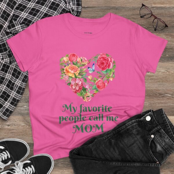 Mothers Day My Favorite People Call Me Mom Tee, Women's Tshirt Gift Idea, Cute Mom Shirt, Mother's Day Gift from Daughter, Mom Life Tee, - Image 27