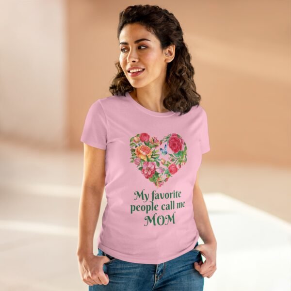 Mothers Day My Favorite People Call Me Mom Tee, Women's Tshirt Gift Idea, Cute Mom Shirt, Mother's Day Gift from Daughter, Mom Life Tee, - Image 21