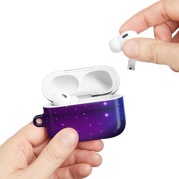 Galaxy AirPod Case - Space Themed Protective Cover for AirPods - Celestial Design, Nebula Pattern, Universe Print - Image 6