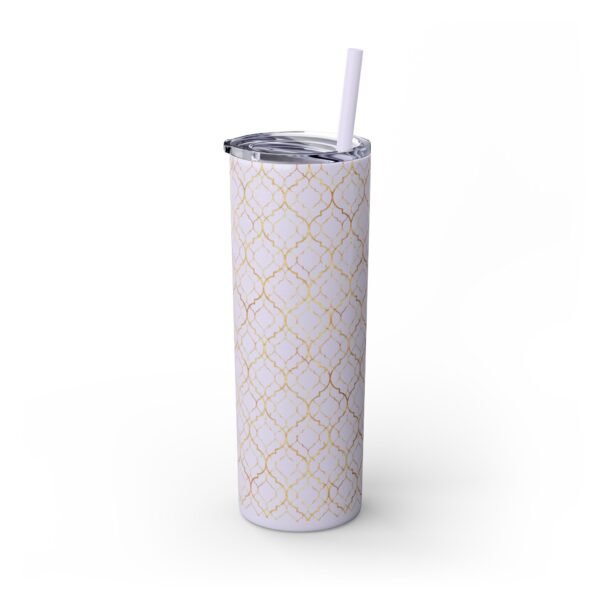 Gold Fancy Pattern 20oz Tumbler, Glitter Options, Stainless Steel Cup for Coffee, Tea, Water - Great Gift Idea for Women, Birthday, - Image 34