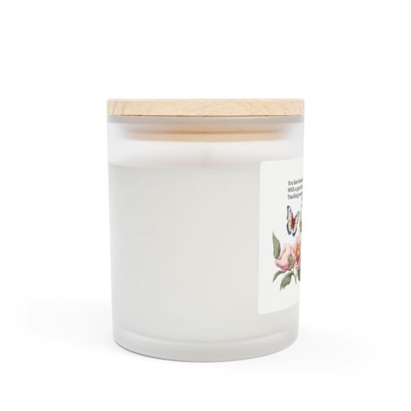 Frosted Glass Candle, 11oz - Mother's Day Candle with Original Poem and Butterfly, Gift for Her, Home Decor, Sentimental Gift, Memorial - Image 2