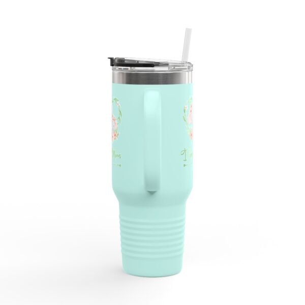Elephant I Love You Mom 40oz Insulated Travel Mug, Mothers Day Tumbler, Cute Animal Gift, Large Coffee Cup, Stainless Steel Thermos - Image 23