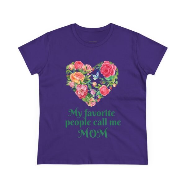 Mothers Day My Favorite People Call Me Mom Tee, Women's Tshirt Gift Idea, Cute Mom Shirt, Mother's Day Gift from Daughter, Mom Life Tee, - Image 20