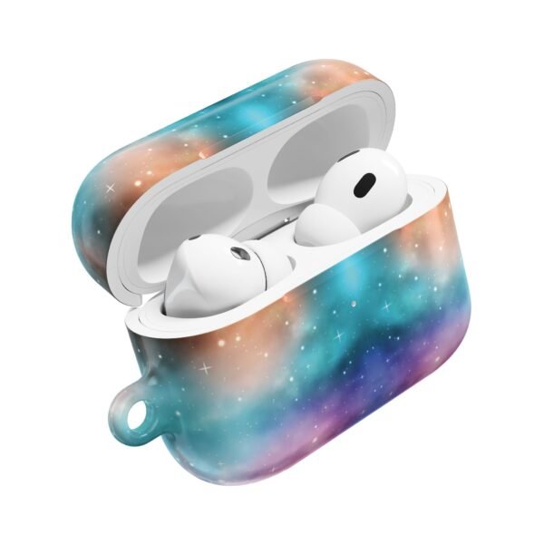 Galaxy AirPod Cases, Space Nebula Wireless Earphone Protective Cover, Celestial Theme Tech Accessories, Universe Print Earbud Holder, Starry - Image 4
