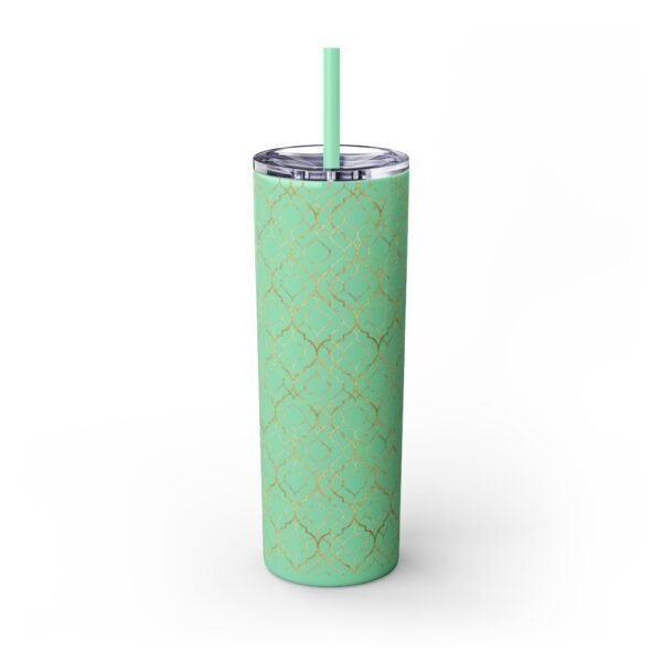 Gold Fancy Pattern 20oz Tumbler, Glitter Options, Stainless Steel Cup for Coffee, Tea, Water - Great Gift Idea for Women, Birthday, - Image 23