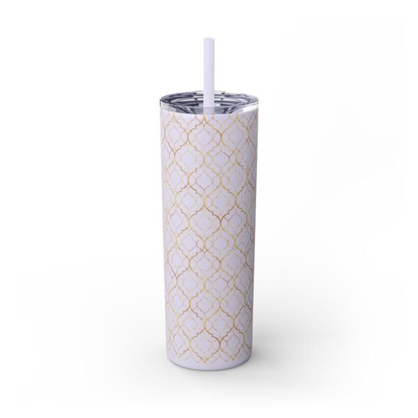 Gold Fancy Pattern 20oz Tumbler, Glitter Options, Stainless Steel Cup for Coffee, Tea, Water - Great Gift Idea for Women, Birthday, - Image 33