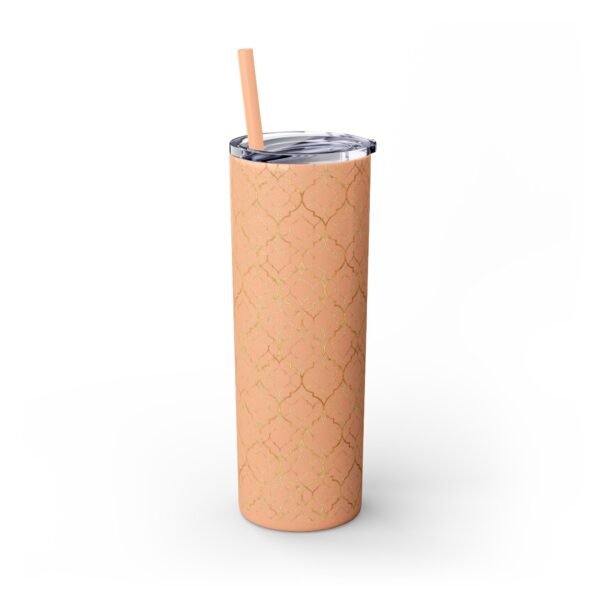 Gold Fancy Pattern 20oz Tumbler, Glitter Options, Stainless Steel Cup for Coffee, Tea, Water - Great Gift Idea for Women, Birthday, - Image 12