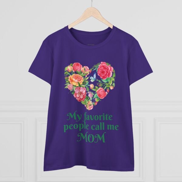 Mothers Day My Favorite People Call Me Mom Tee, Women's Tshirt Gift Idea, Cute Mom Shirt, Mother's Day Gift from Daughter, Mom Life Tee, - Image 18