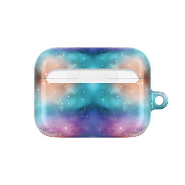 Galaxy AirPod Cases, Space Nebula Wireless Earphone Protective Cover, Celestial Theme Tech Accessories, Universe Print Earbud Holder, Starry - Image 2