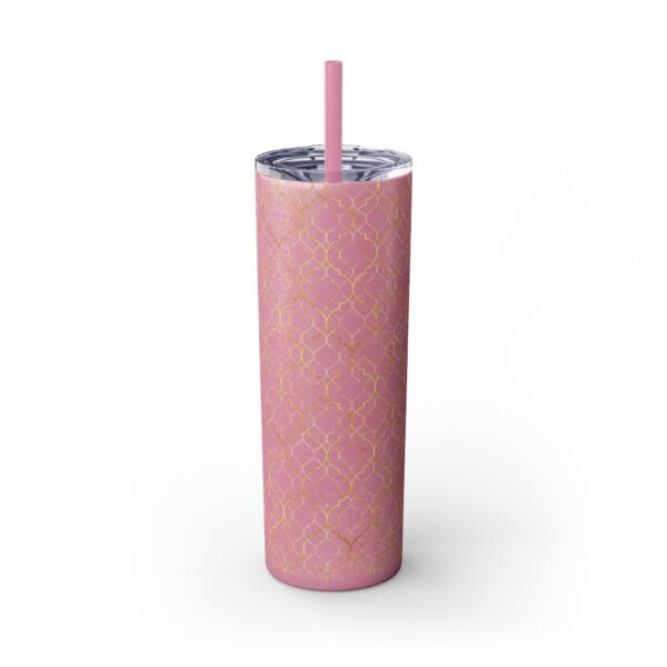 Gold Fancy Pattern 20oz Tumbler, Glitter Options, Stainless Steel Cup for Coffee, Tea, Water - Great Gift Idea for Women, Birthday, - Image 37