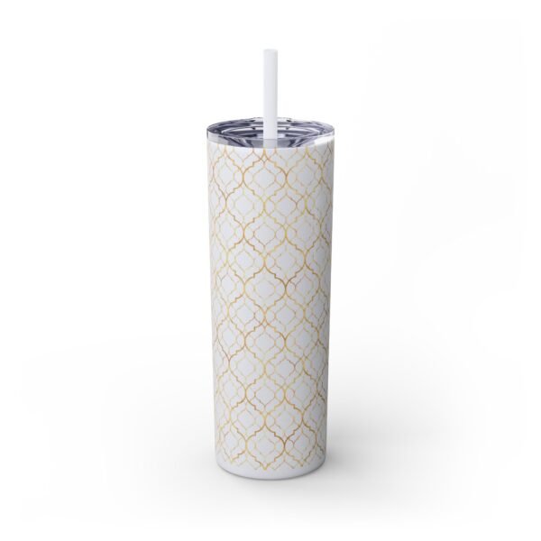 Gold Fancy Pattern 20oz Tumbler, Glitter Options, Stainless Steel Cup for Coffee, Tea, Water - Great Gift Idea for Women, Birthday, - Image 25