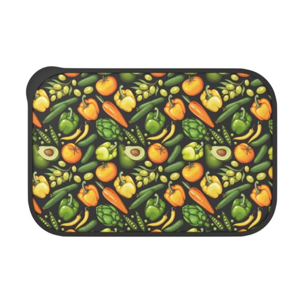 Lunch Box, Veggie Pattern Bento Box with Utensils, Japanese Style Lunch Container, Food Storage Container, Eco-Friendly Meal Prep Box,