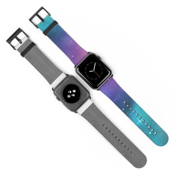 Galaxy Watch Band, Space Nebula Apple Band, Universe Theme Wristband, Blue Purple Strap, Starry Night Accessory, Celestial Gift - Image 7