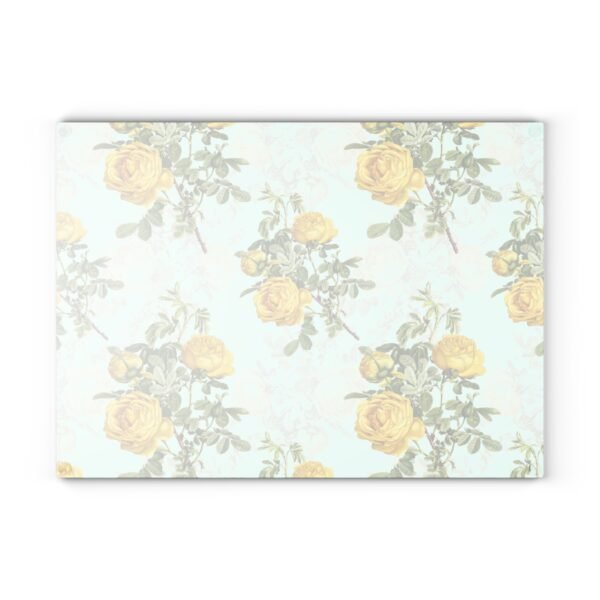 Yellow Rose Glass Cutting Board, Spring Kitchen Decor, Mother's Day Gift, Floral Cutting Board, Kitchen Accessories - Image 6