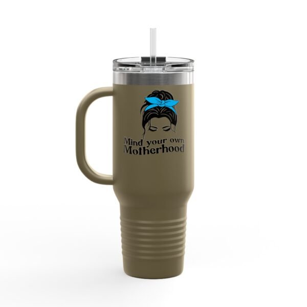 Motherhood Insulated Travel Mug, 40oz - Mind Your Own - Mothers Day Gift, Tumbler Cup, Mom Gift, Cute Funny Mug, Mom Birthday Present - Image 16