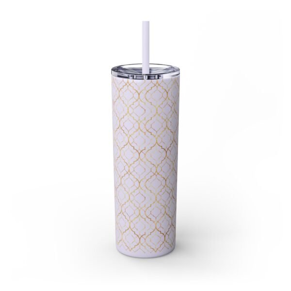 Gold Fancy Pattern 20oz Tumbler, Glitter Options, Stainless Steel Cup for Coffee, Tea, Water - Great Gift Idea for Women, Birthday, - Image 35