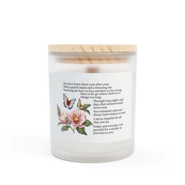 Frosted Glass Candle, 11oz - Mother's Day Candle with Original Poem and Butterfly, Gift for Her, Home Decor, Sentimental Gift, Memorial - Image 17