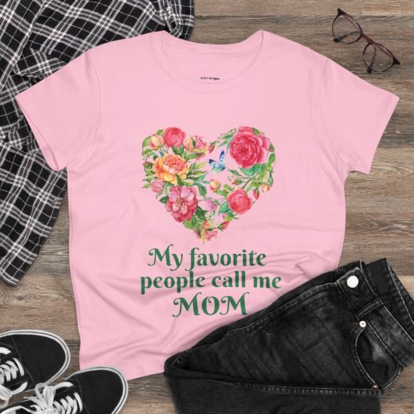 Mothers Day My Favorite People Call Me Mom Tee, Women's Tshirt Gift Idea, Cute Mom Shirt, Mother's Day Gift from Daughter, Mom Life Tee, - Image 22