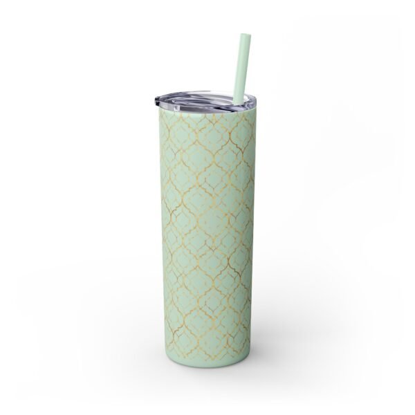 Gold Fancy Pattern 20oz Tumbler, Glitter Options, Stainless Steel Cup for Coffee, Tea, Water - Great Gift Idea for Women, Birthday, - Image 18