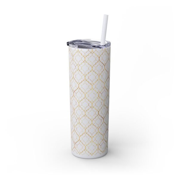 Gold Fancy Pattern 20oz Tumbler, Glitter Options, Stainless Steel Cup for Coffee, Tea, Water - Great Gift Idea for Women, Birthday, - Image 26
