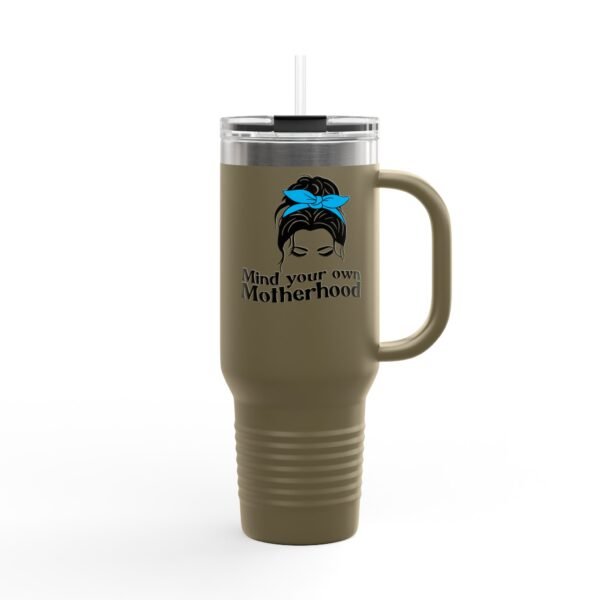 Motherhood Insulated Travel Mug, 40oz - Mind Your Own - Mothers Day Gift, Tumbler Cup, Mom Gift, Cute Funny Mug, Mom Birthday Present - Image 14