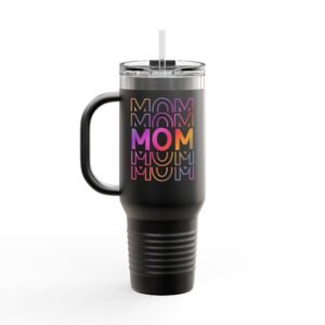 Mother's Day Insulated Travel Mug, 40oz - Gift for Mom, Stainless Steel Tumbler, Mom Gift Idea, Travel Coffee Cup, Large Drinkware