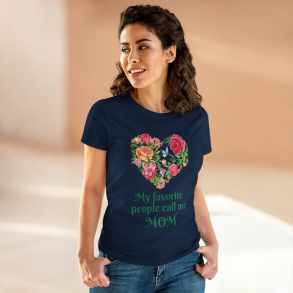 Mothers Day My Favorite People Call Me Mom Tee, Women's Tshirt Gift Idea, Cute Mom Shirt, Mother's Day Gift from Daughter, Mom Life Tee, - Image 11