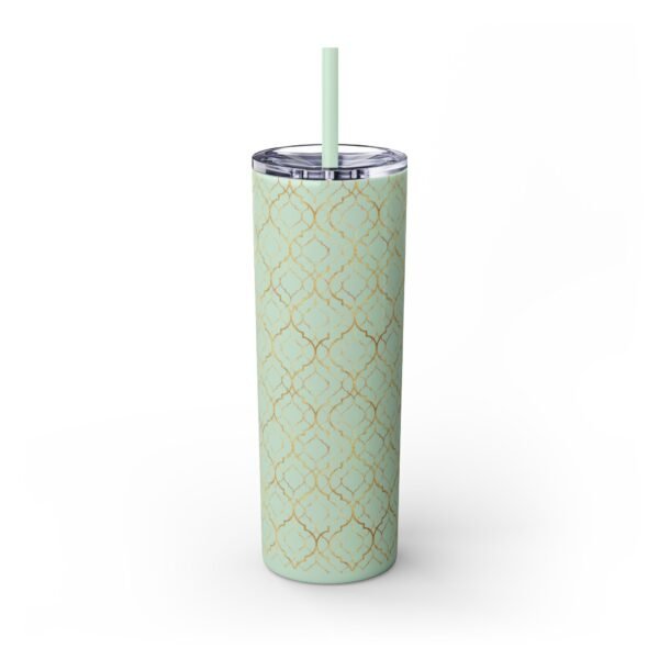 Gold Fancy Pattern 20oz Tumbler, Glitter Options, Stainless Steel Cup for Coffee, Tea, Water - Great Gift Idea for Women, Birthday, - Image 19