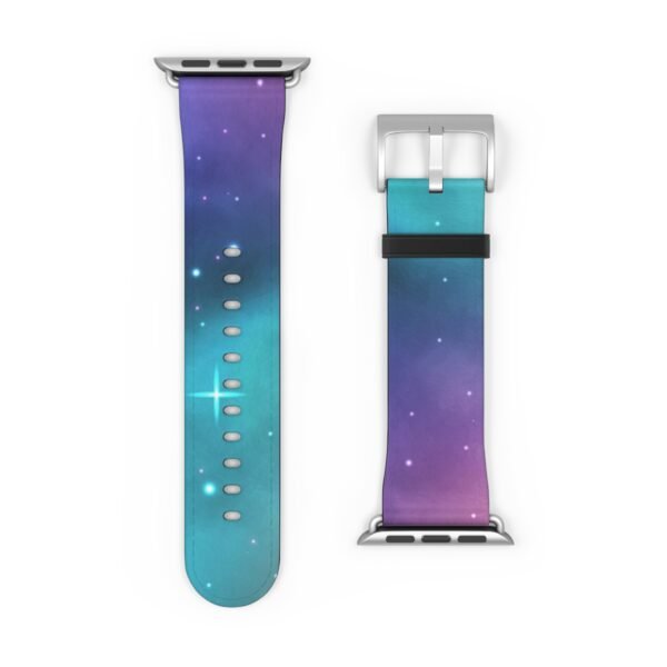 Galaxy Watch Band, Space Nebula Apple Band, Universe Theme Wristband, Blue Purple Strap, Starry Night Accessory, Celestial Gift - Image 14