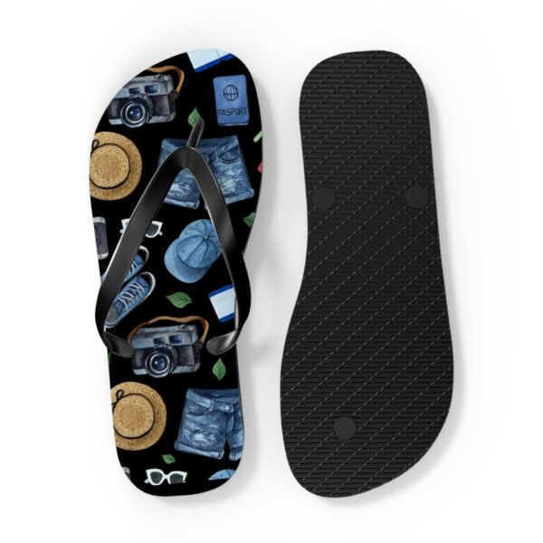 Vacation Pattern Flip Flops, Beach Summer Shoes - Image 15