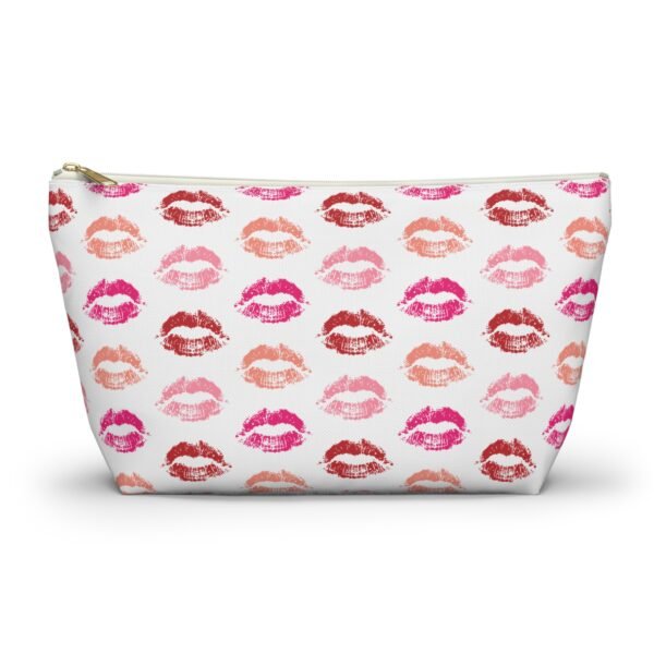 Lipstick Lips Accessory Pouch, Makeup Bag, Cosmetic Case, Travel Organizer, Gift for Her - Image 5