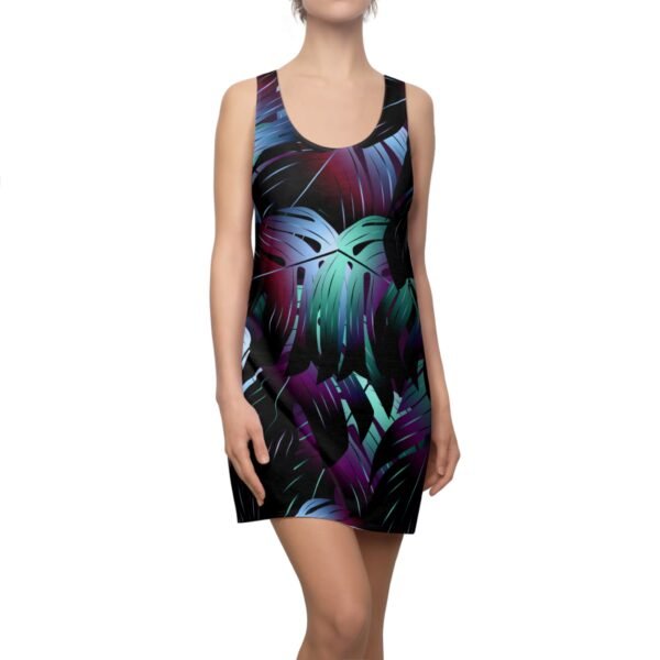 Hawaiian pattern Women's Cut & Sew Racerback Dress